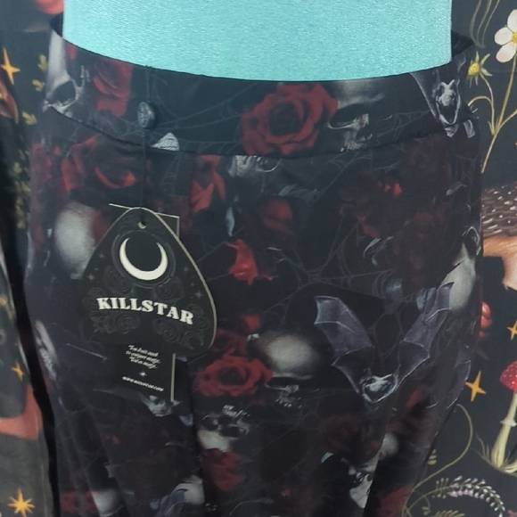 Killstar Kleadora Mesh Maxi Slip Skirt - Picture 4 of 5